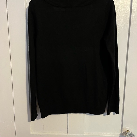 Calvin Klein black scoop neck sparkle sweater - Picture 3 of 3